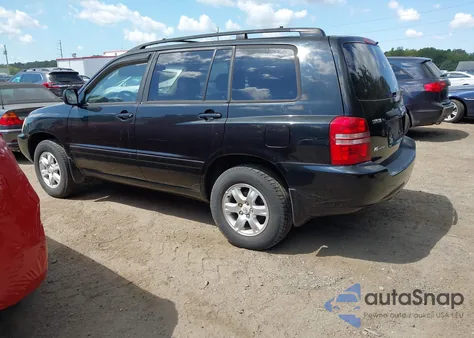 2003 Toyota Highlander V6 from USA, damaged, VIN JTEHF21A130121141